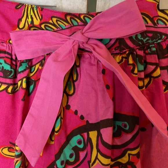 Lilly Pulitzer Girls Bella Paisley Skirt Size 6-7 - Picture 5 of 10